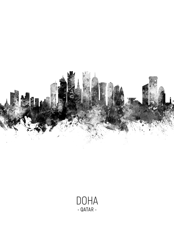 Doha Qatar Skyline