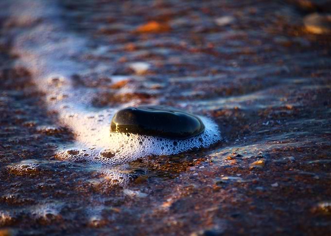 shoreline pebble
