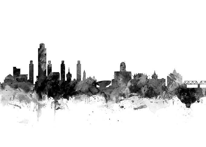 Albany New York Skyline