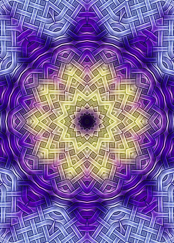 Purple Celtic Weave
