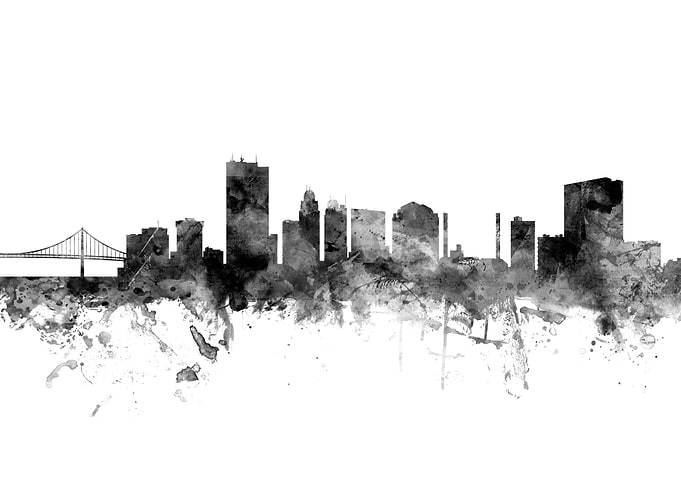 Toledo Ohio Skyline