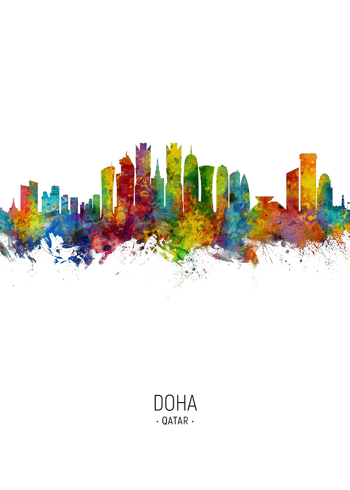 Doha Qatar Skyline