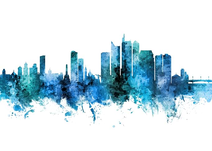 Manila Philippines Skyline