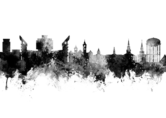 Auburn Alabama Skyline