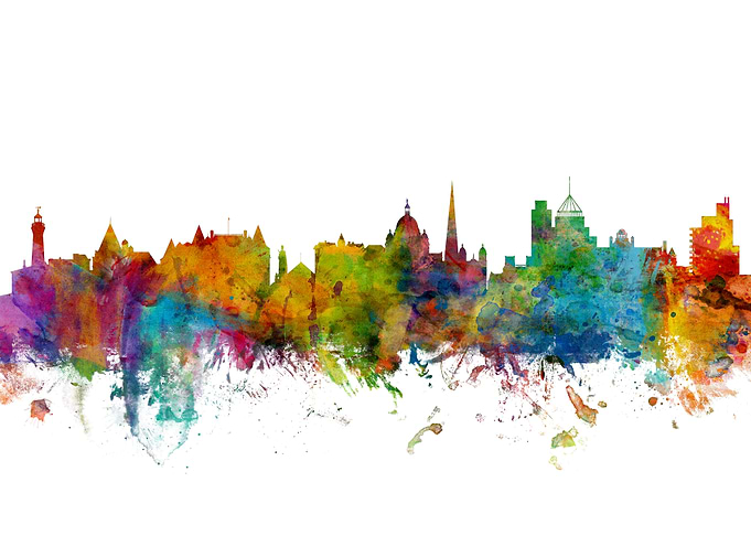 Victoria Canada Skyline