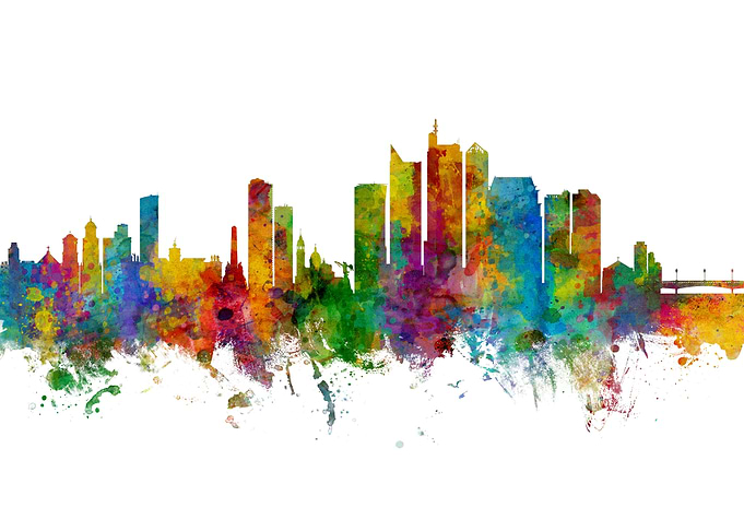 Manila Philippines Skyline