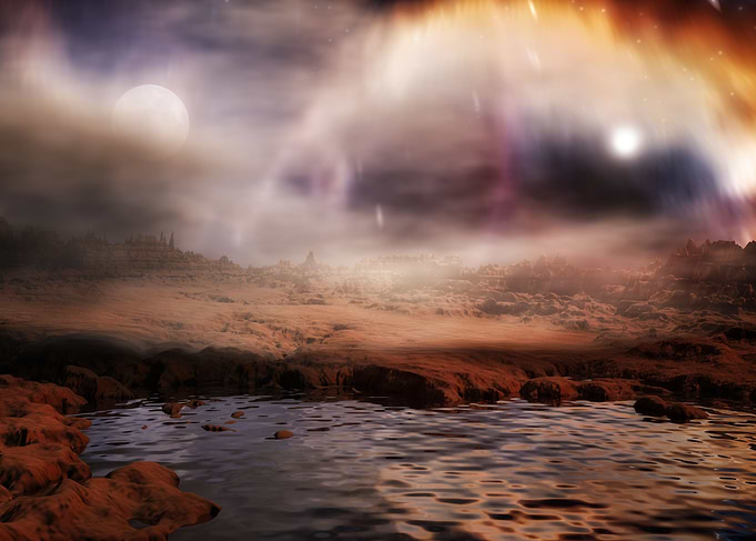 An allien planet