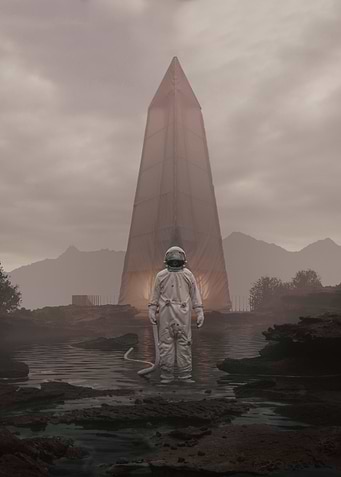 An astronaut