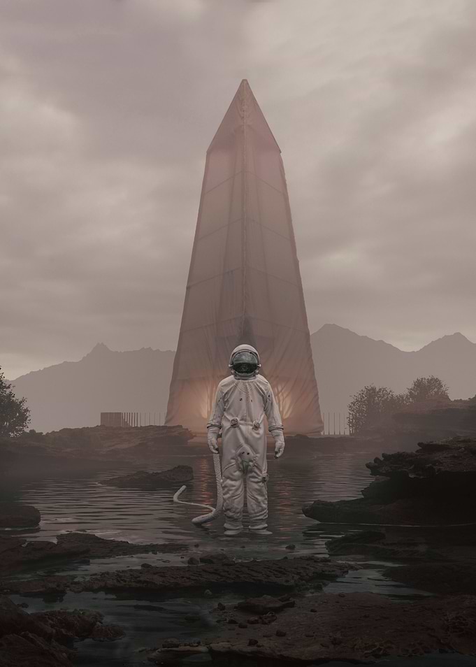 An astronaut