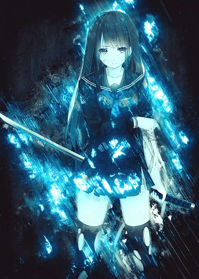 Bloody Butterfly Blue