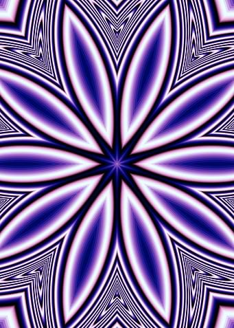 Blue Flower Kaleidoscope