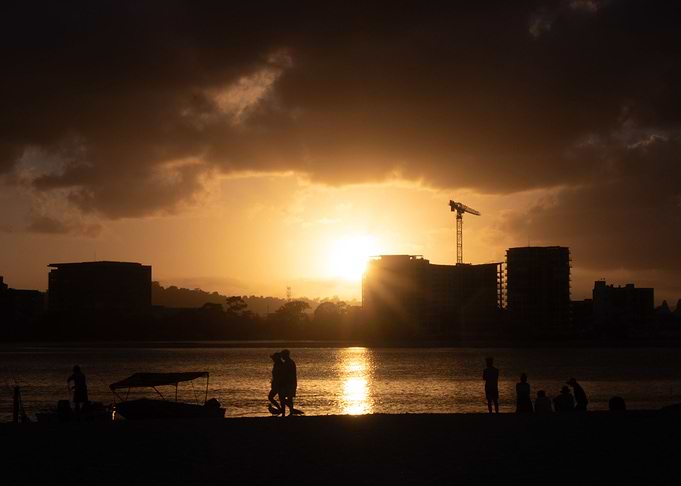 Sunset At Sunny Coast