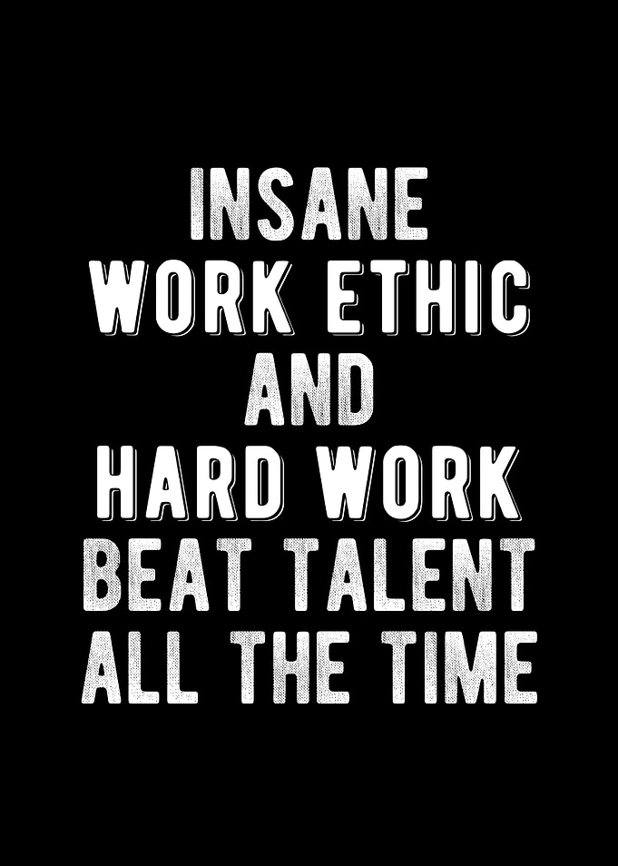Insane Work Ethic Quote