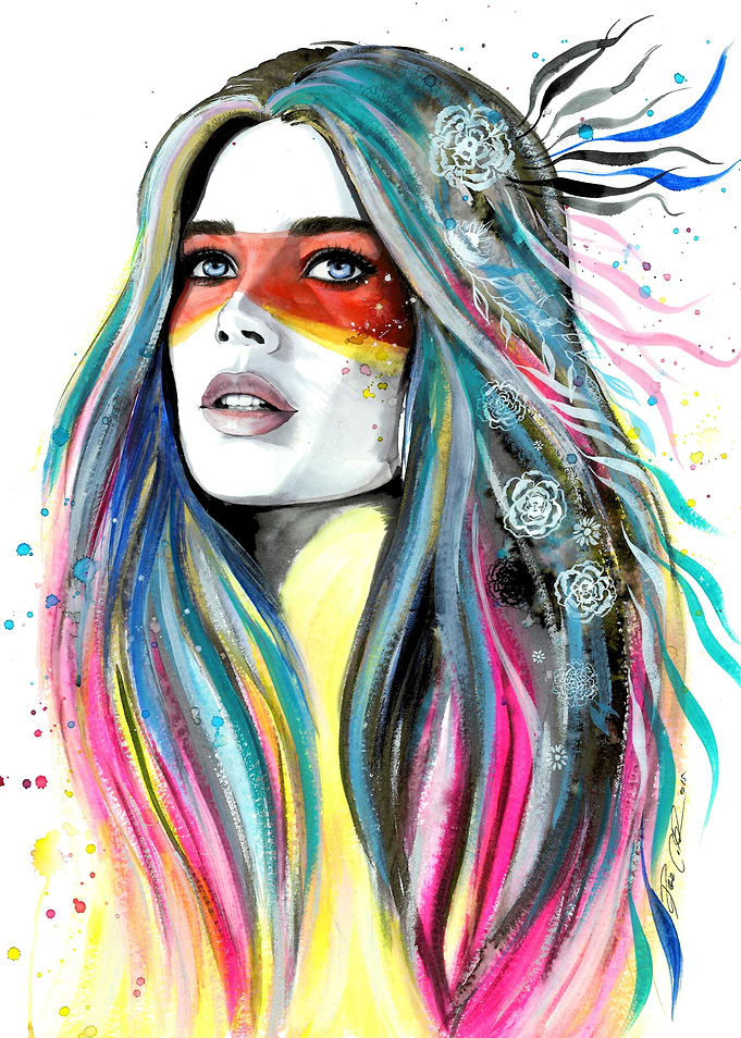 Native american girl