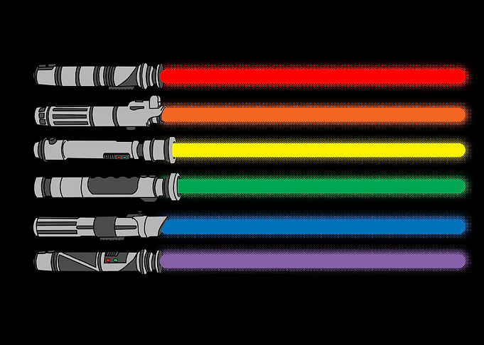 LGBT Light Saber Sword
