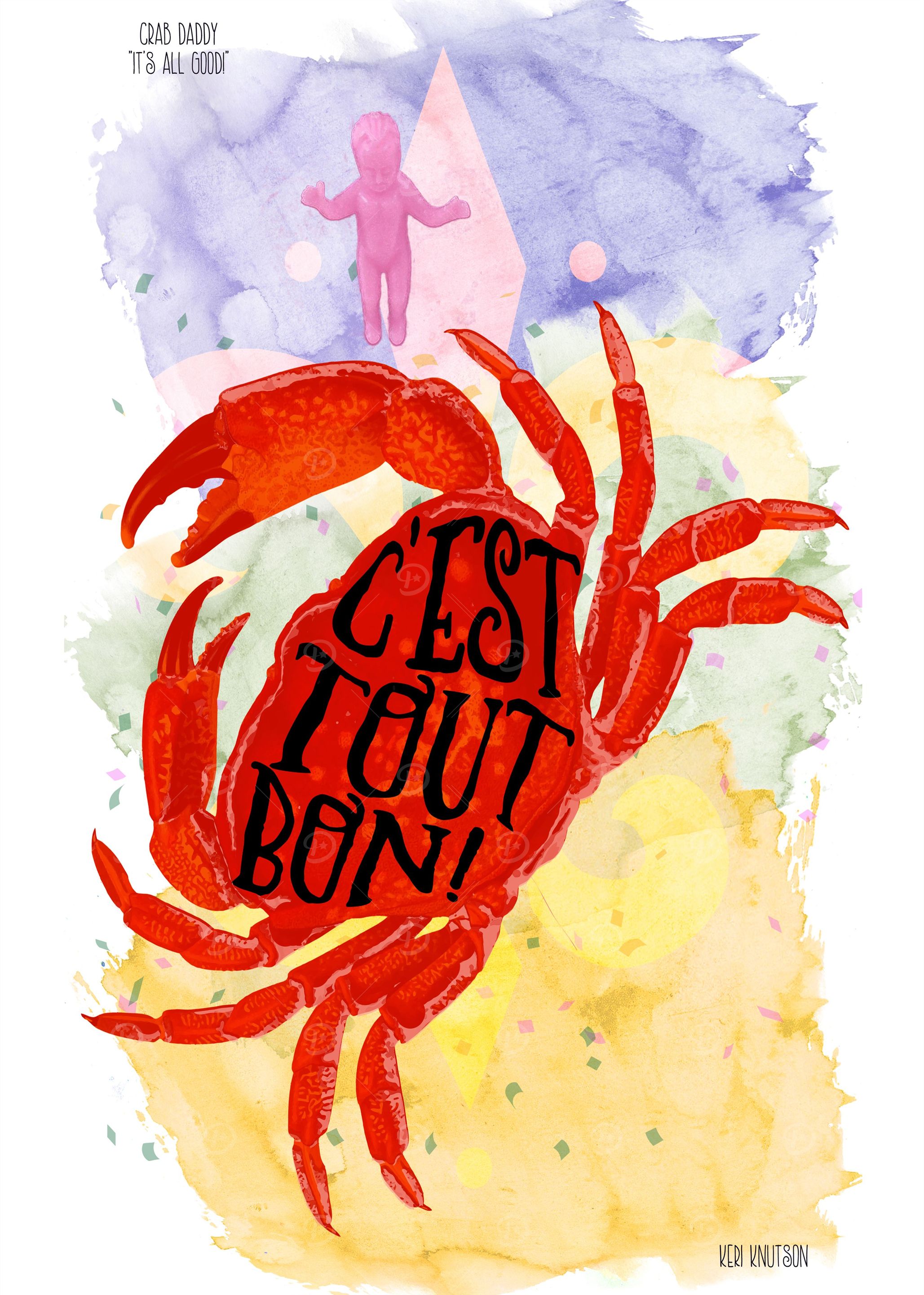 Mardi Gras Crab