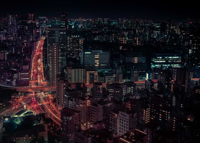 View from the Tokyo tower