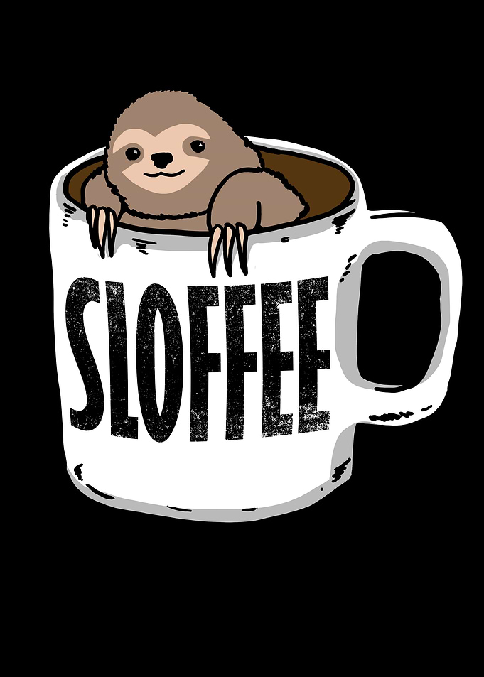 Sloth Coffee Sloffee