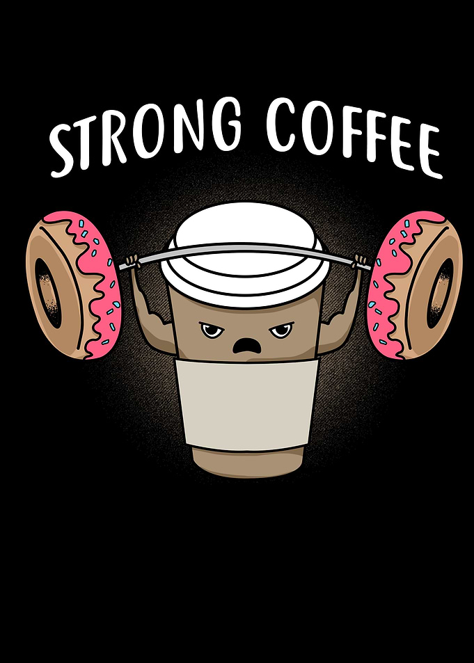 Strong Coffee Donut Gift