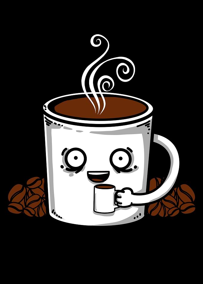 Coffee Mug Drinking Coffee