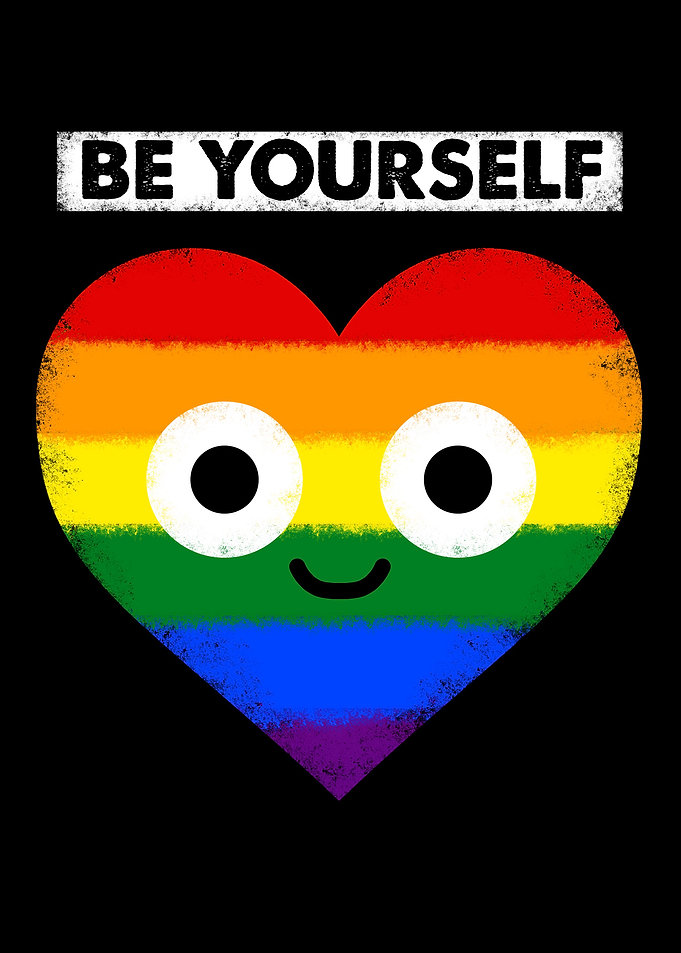 Be Yourself LGBT Heart