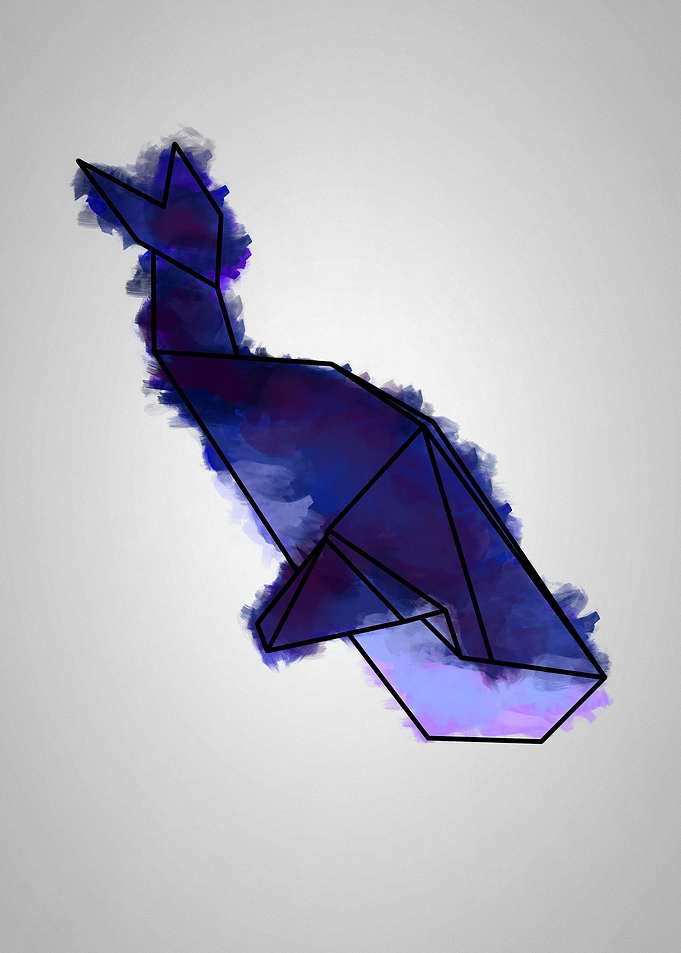 Origami Whale
