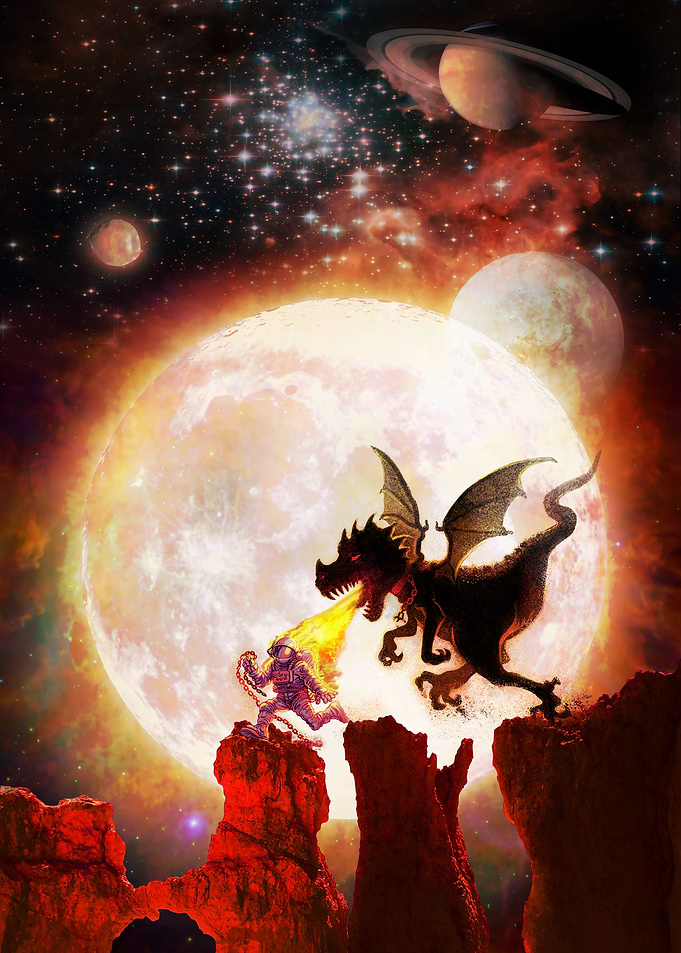 Astronaut Dragon Run