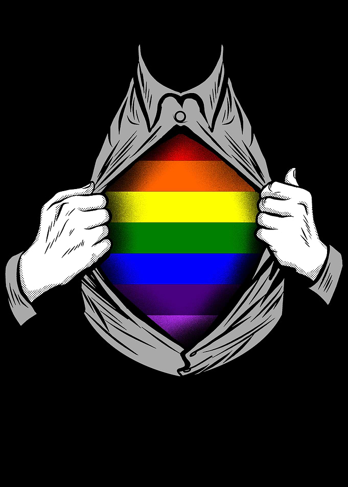 LGBT colors shirt