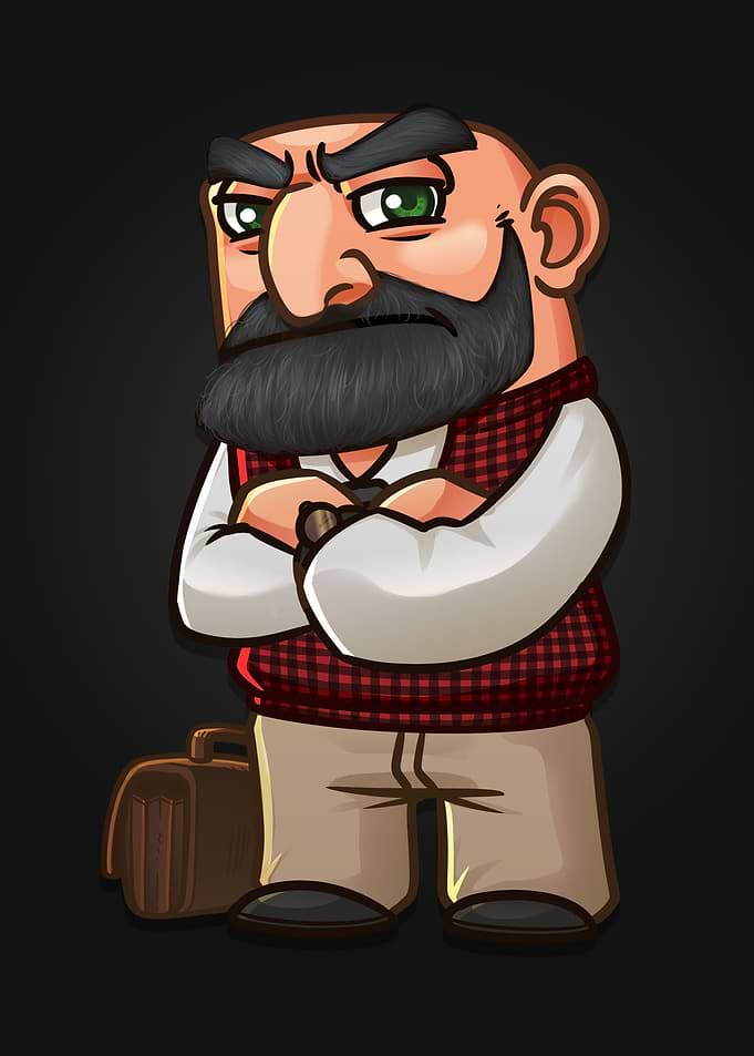 Herr Kleinkaliert
