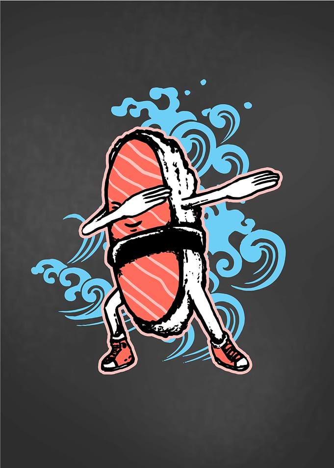 Dabbing Sushi