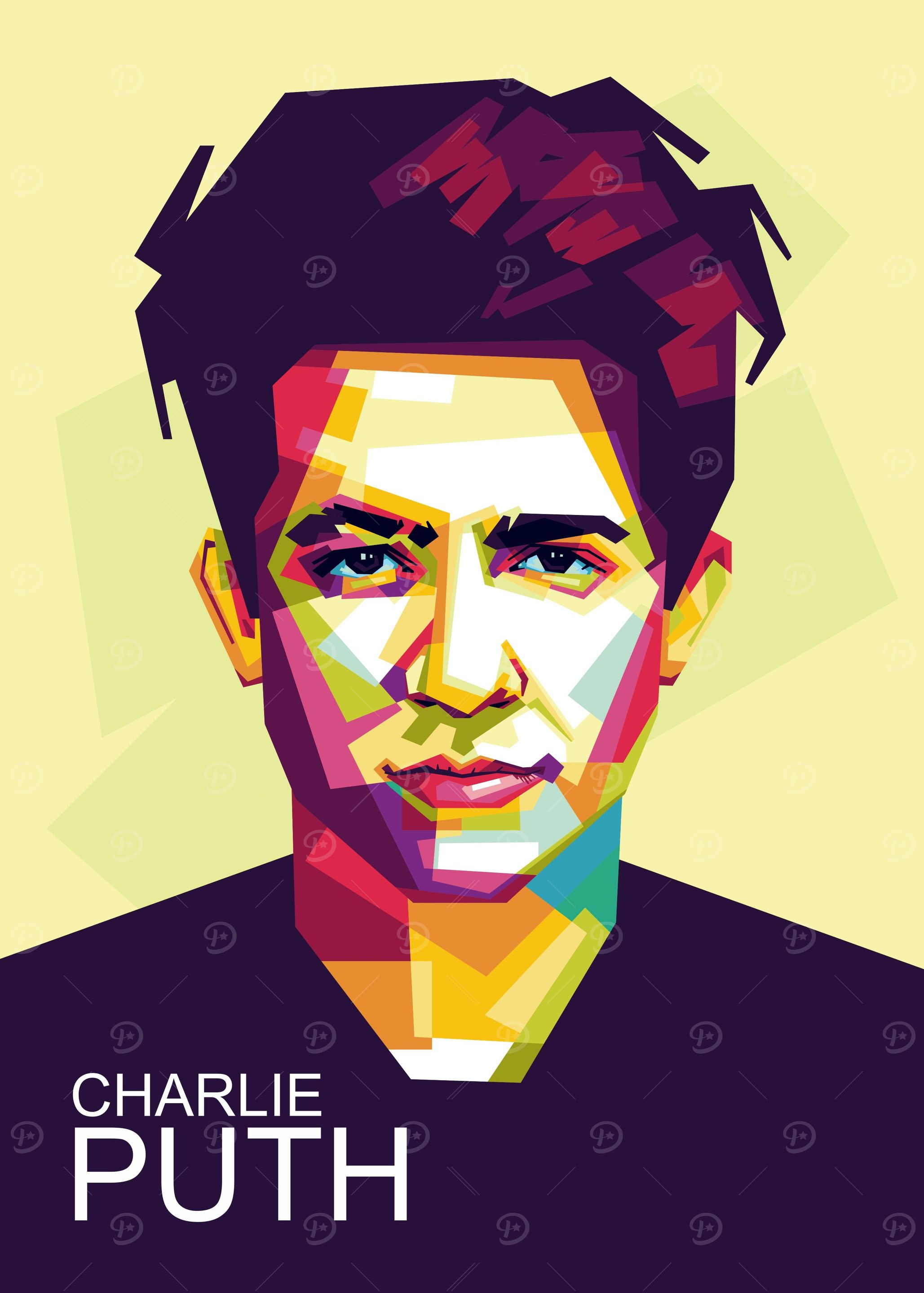 Charlie Puth pop art