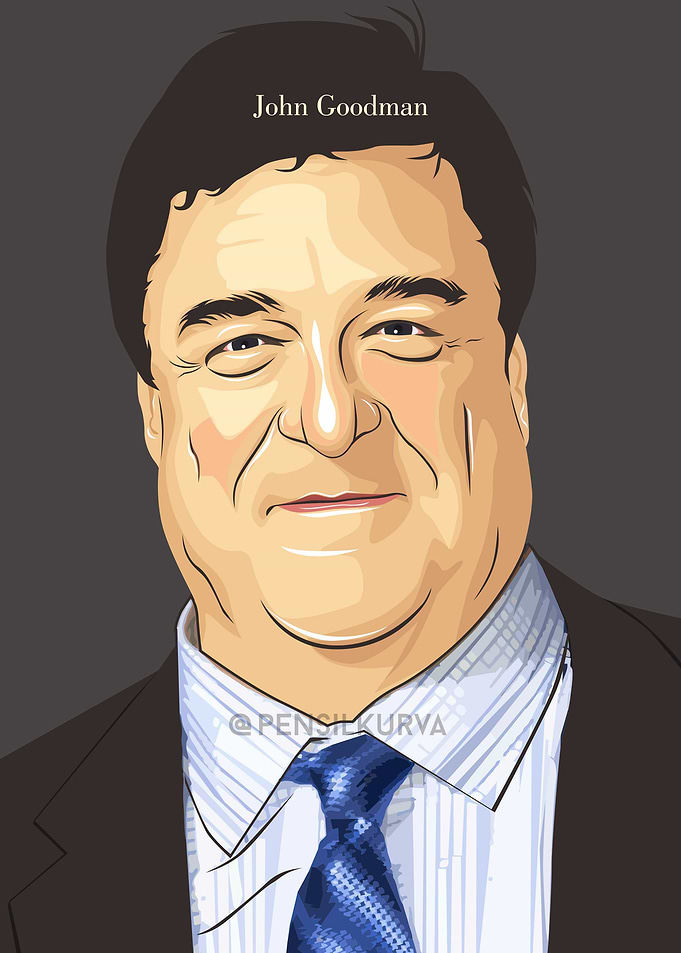 John Goodman Vector Art