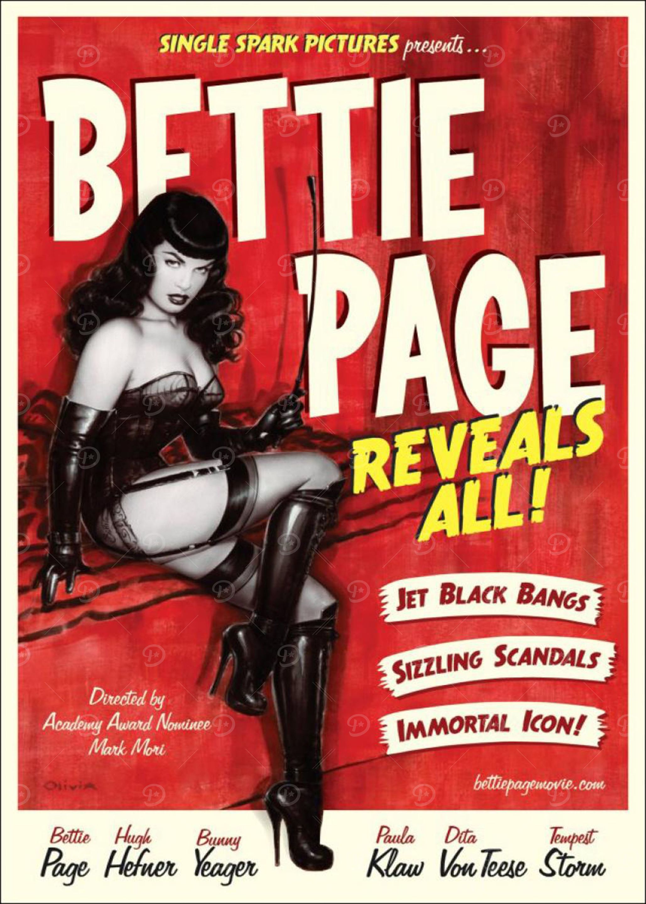 Bettie Page Vintage Poster