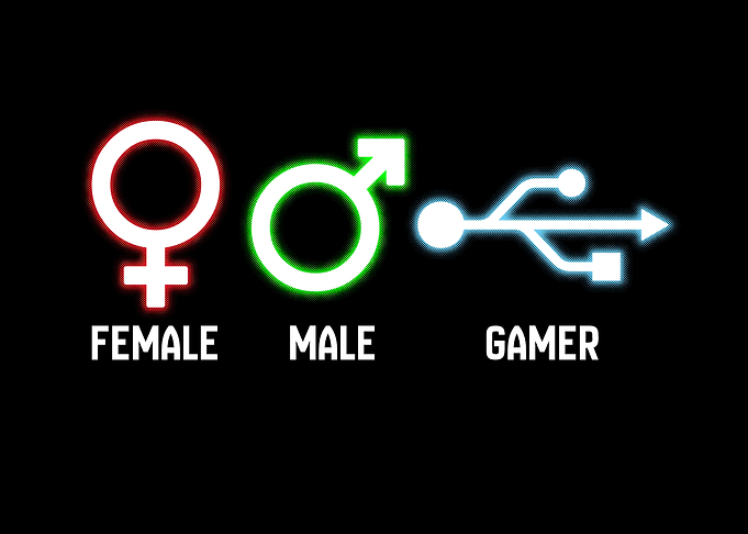 Female Male Gamer