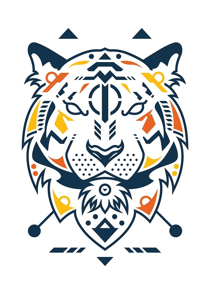 Unique Tiger Head
