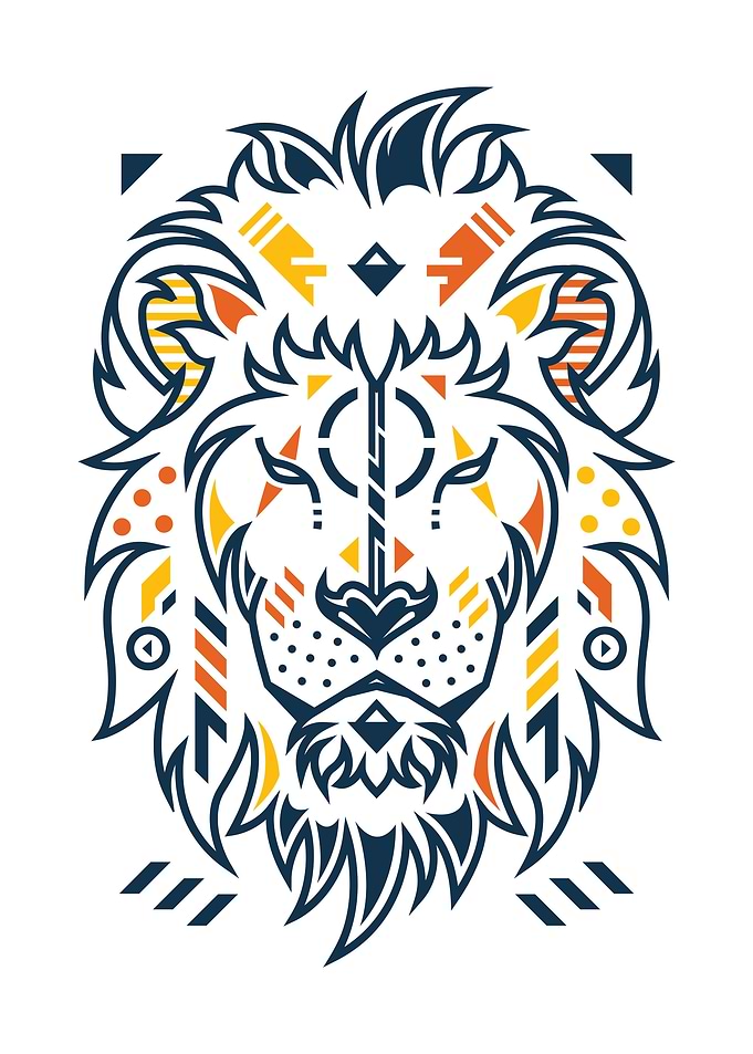 Unique Lion Head