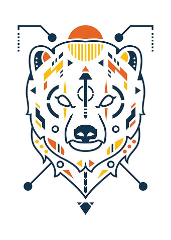Unique Bear Head