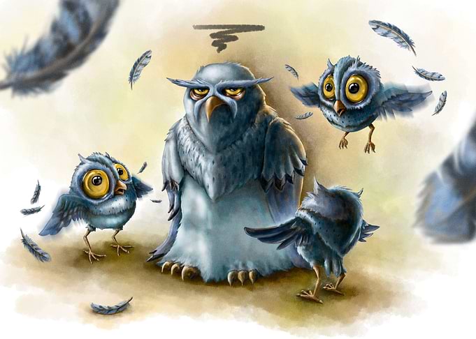 Grumpy Owl