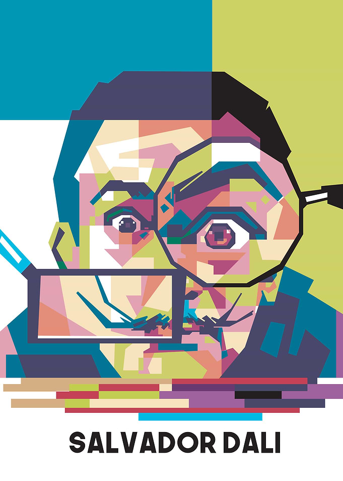 Salvador Dali In WPAP