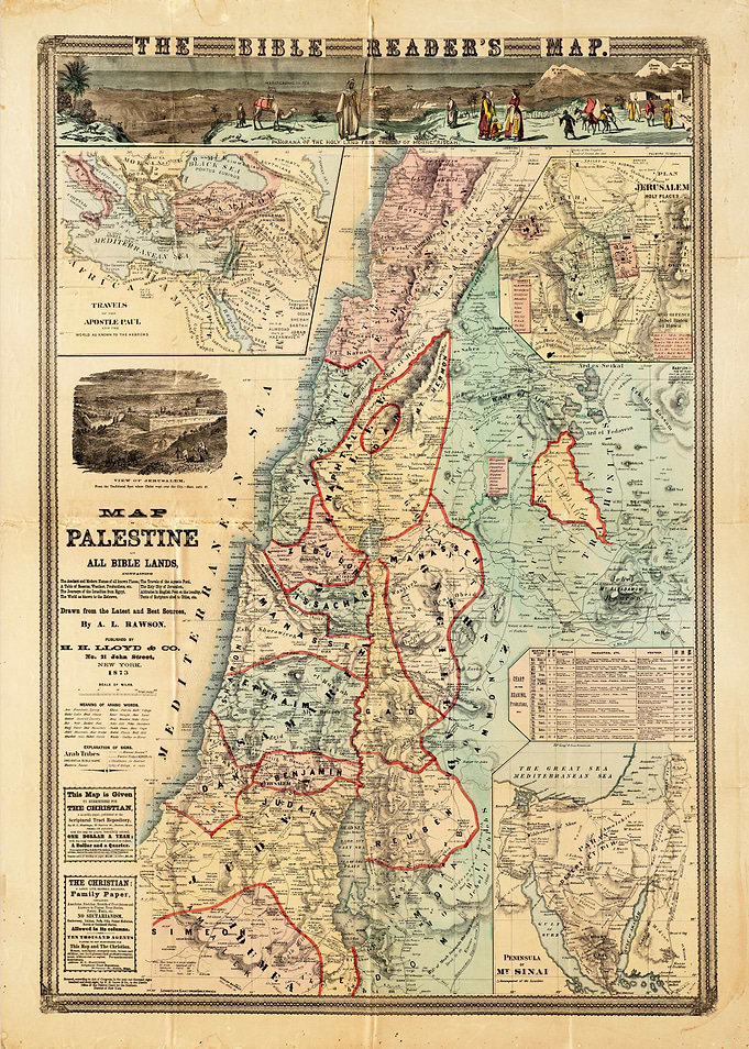 Map of Palestine