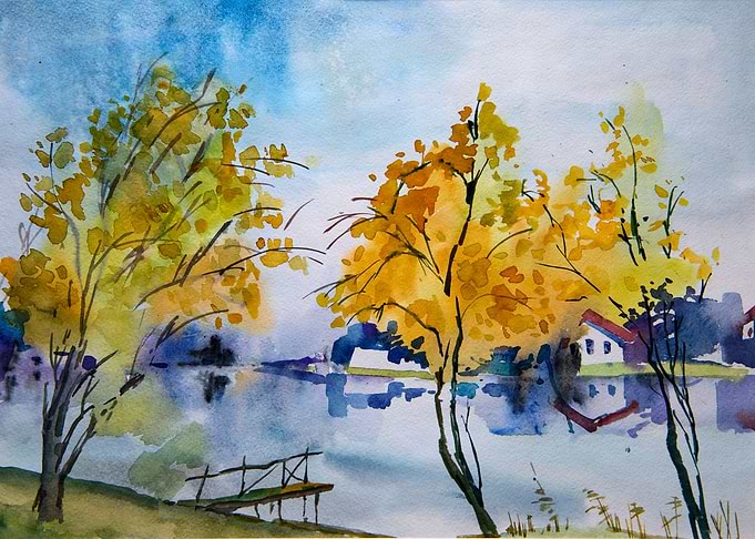 Autumn River View