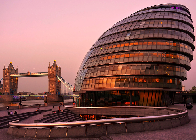 City hall and tower bridge