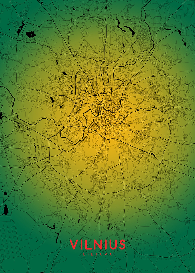 Vilnius map
