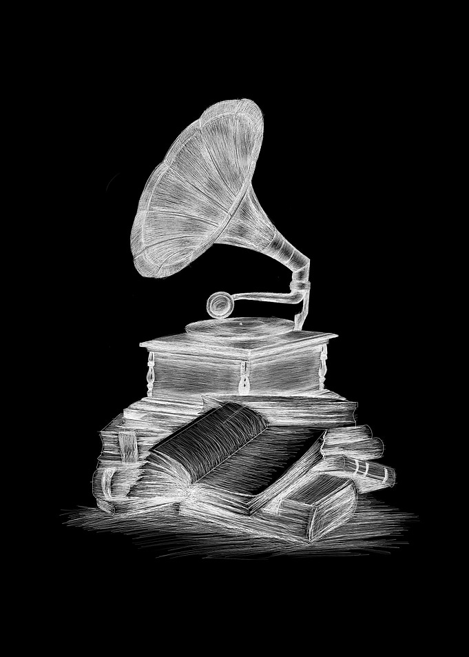 gramophone black