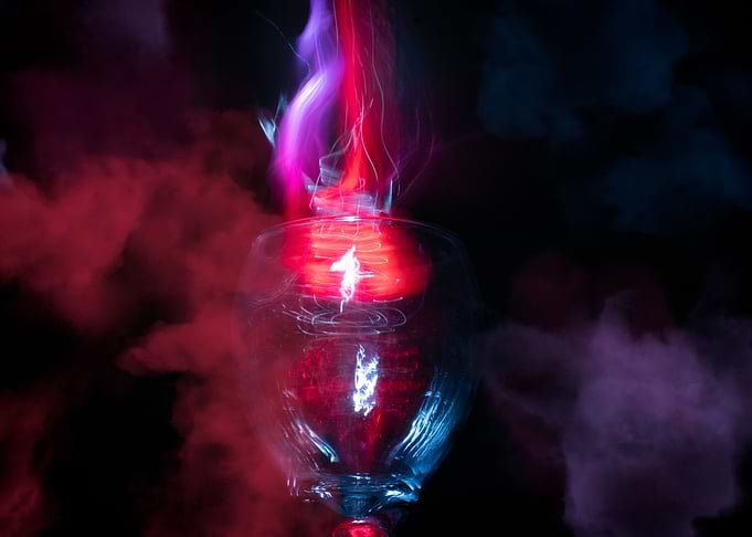 Smoky Wine Glass