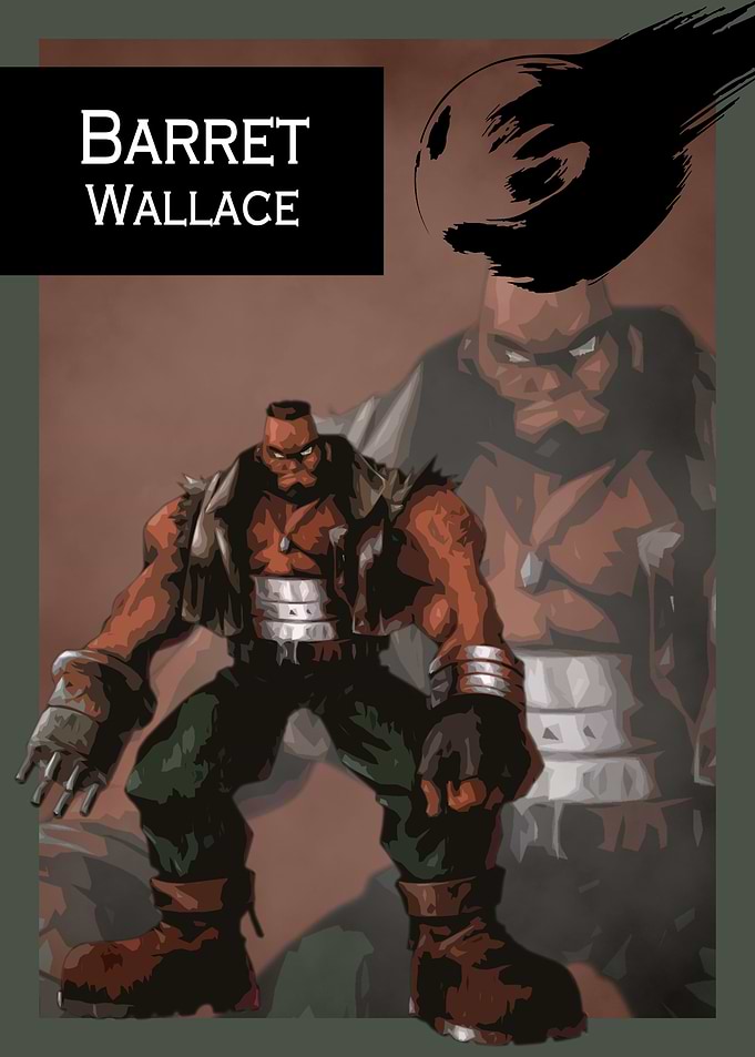 FF7 Barret Wallace