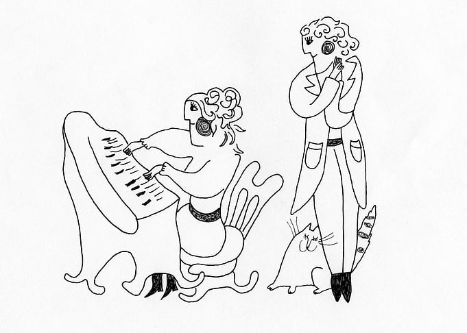 piano playing