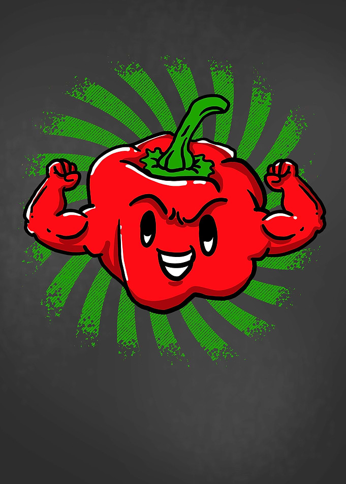 Strong Red Pepper