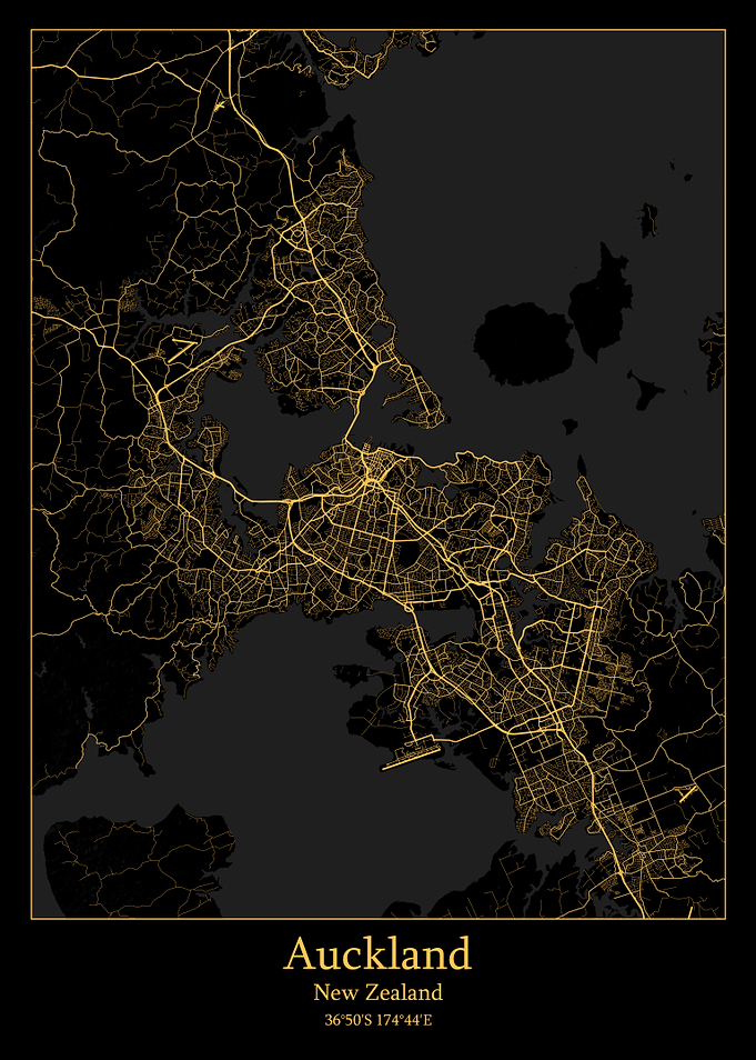 Auckland city map