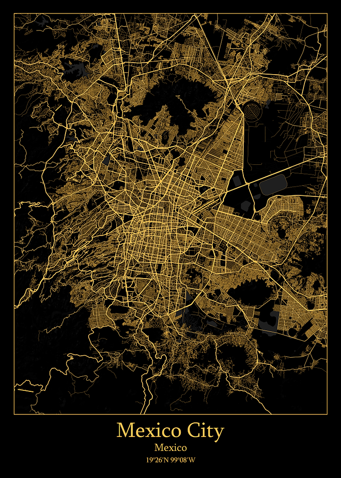 Mexico City Mexico map